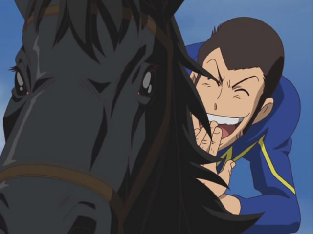 Lupin and horse