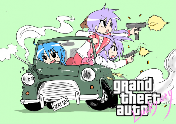 Grand Theft Auto Lucky City Game Parody