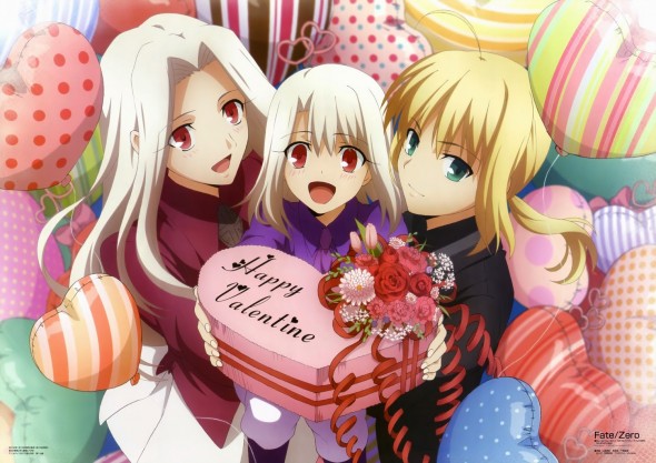 Fate/Zero Iri, Ilya, Saber Valentine