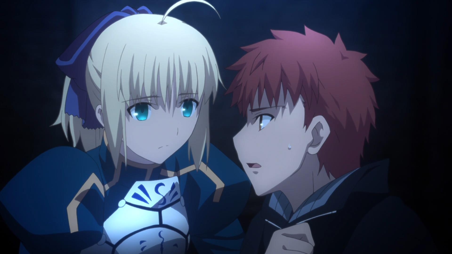 Featured image of post Fate Stay Night Unlimited Blade Works Saber And Shirou He is the sole survivor of the great fire that occurred in fuyuki city 10 years ago