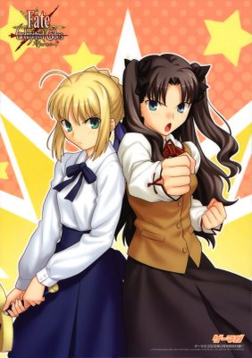 Rin and Saber (Fate/stay night)