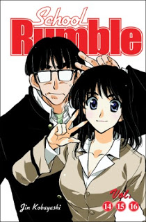 School Rumble Manga Volumes 14, 15, and 16