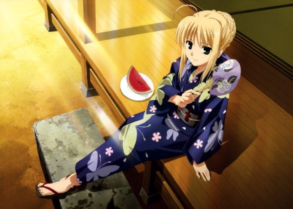 Fate/stay night Saber kimono
