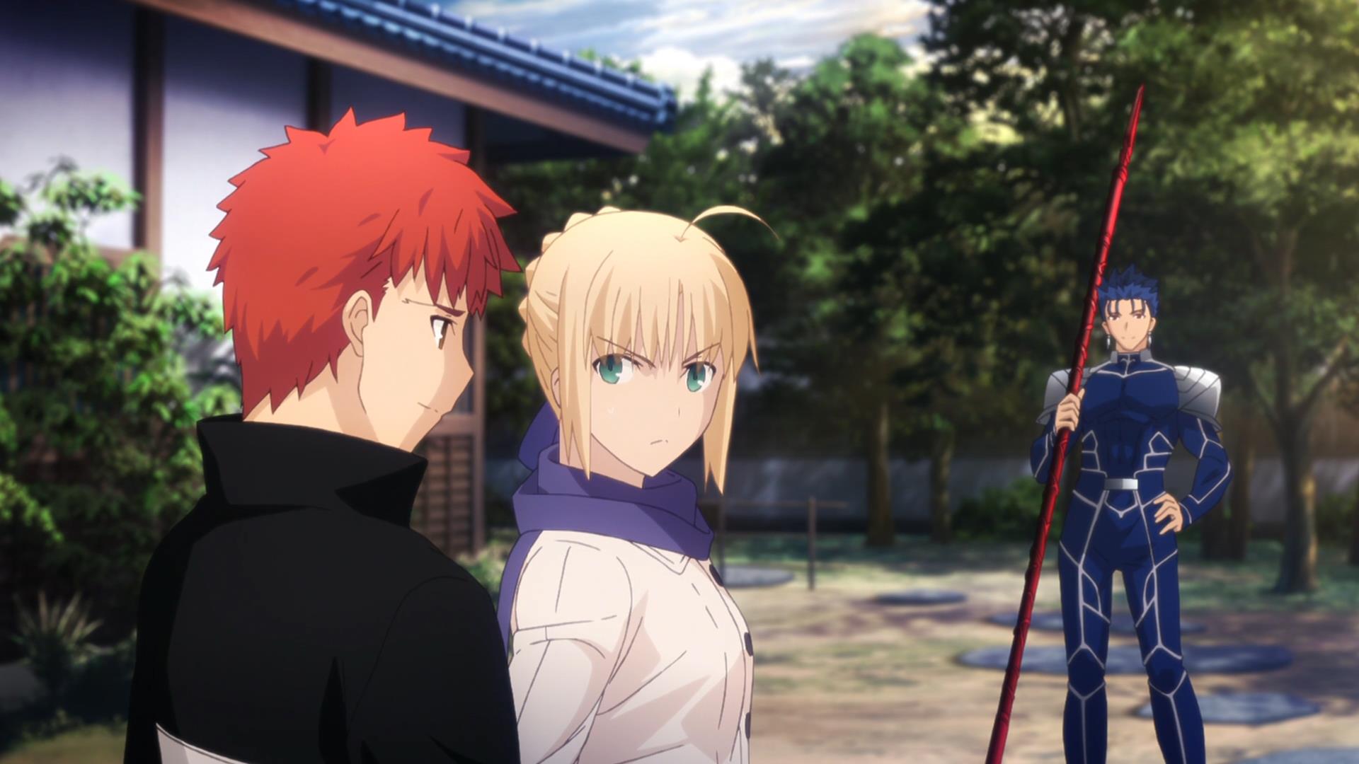 To save Shirou & Saber, Rin contracts with Saber. 