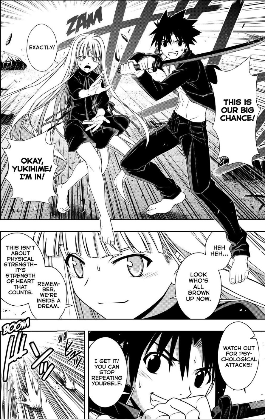 UQ Holder Chapter 105 Manga Review (Frozen in time 