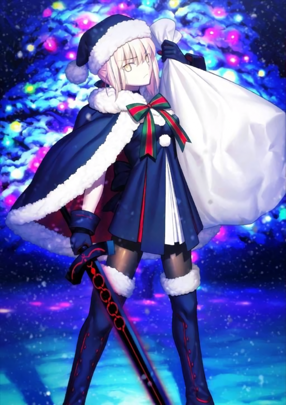 Merry Christmas 2016! (With a Saber from "Fate/Grand Order