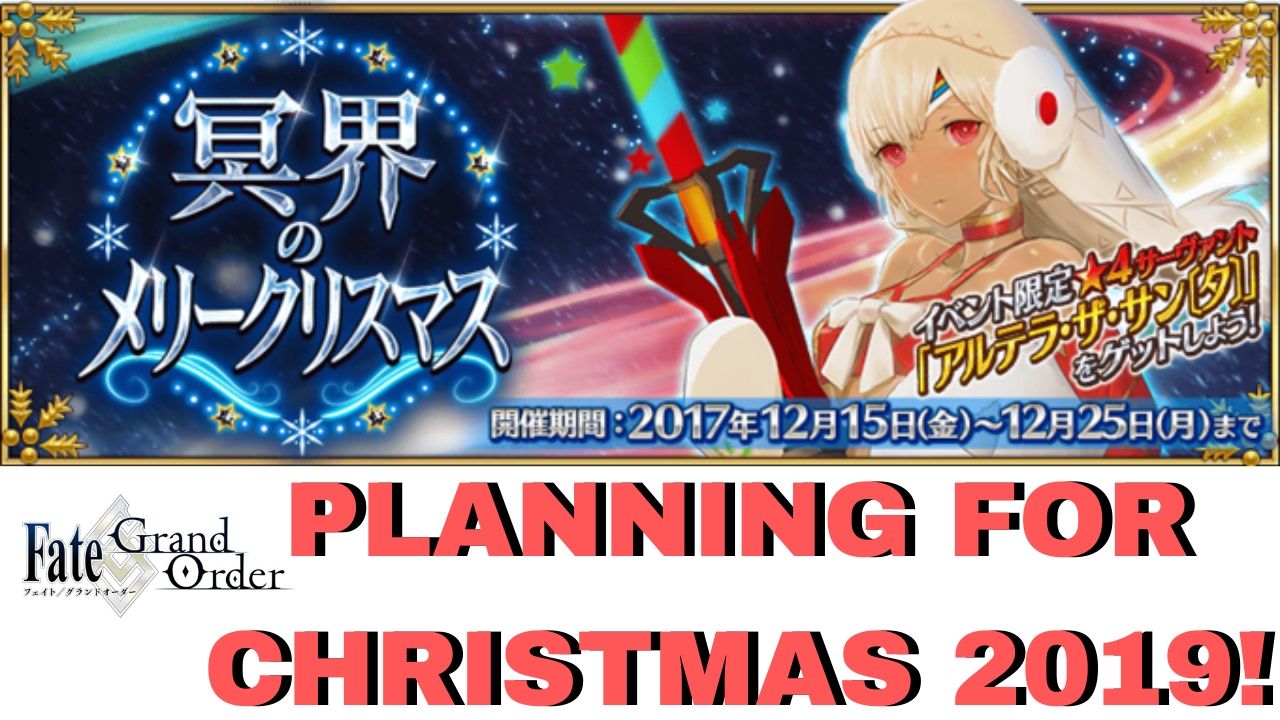 Fate/Grand Order Christmas 2019