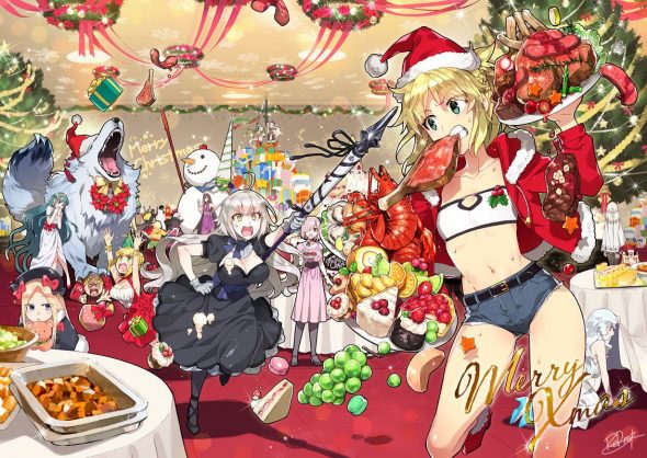 Fate/Grand Order Christmas Party Food