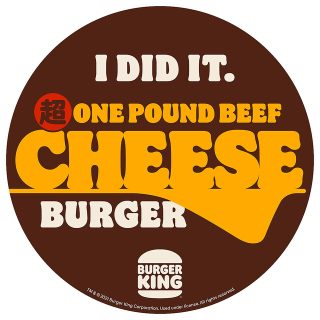 Burger King Japan Super One Pound Beef Cheeseburger