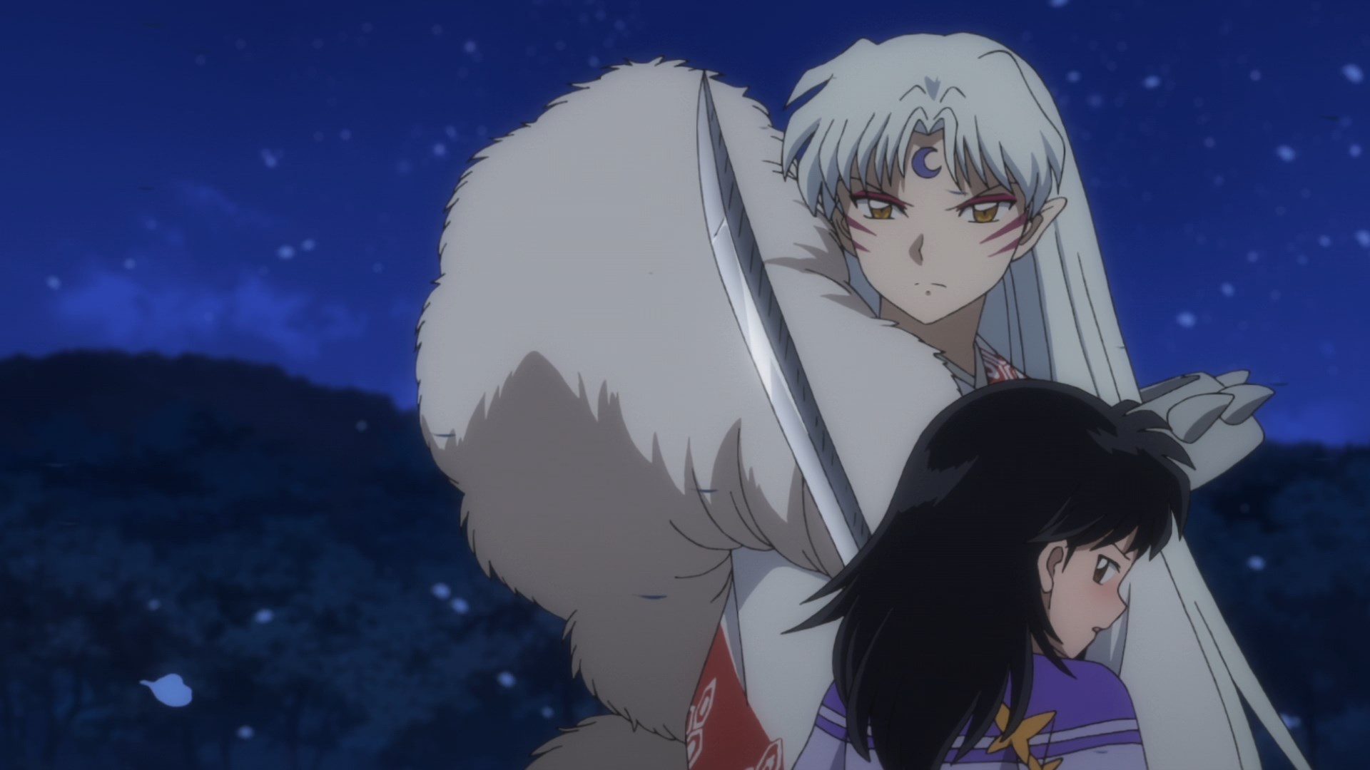 Sesshomaru: Rin, my darling, will you PLEASE stay in the tree this time? Rin:  Heh… no : r/Yashahime