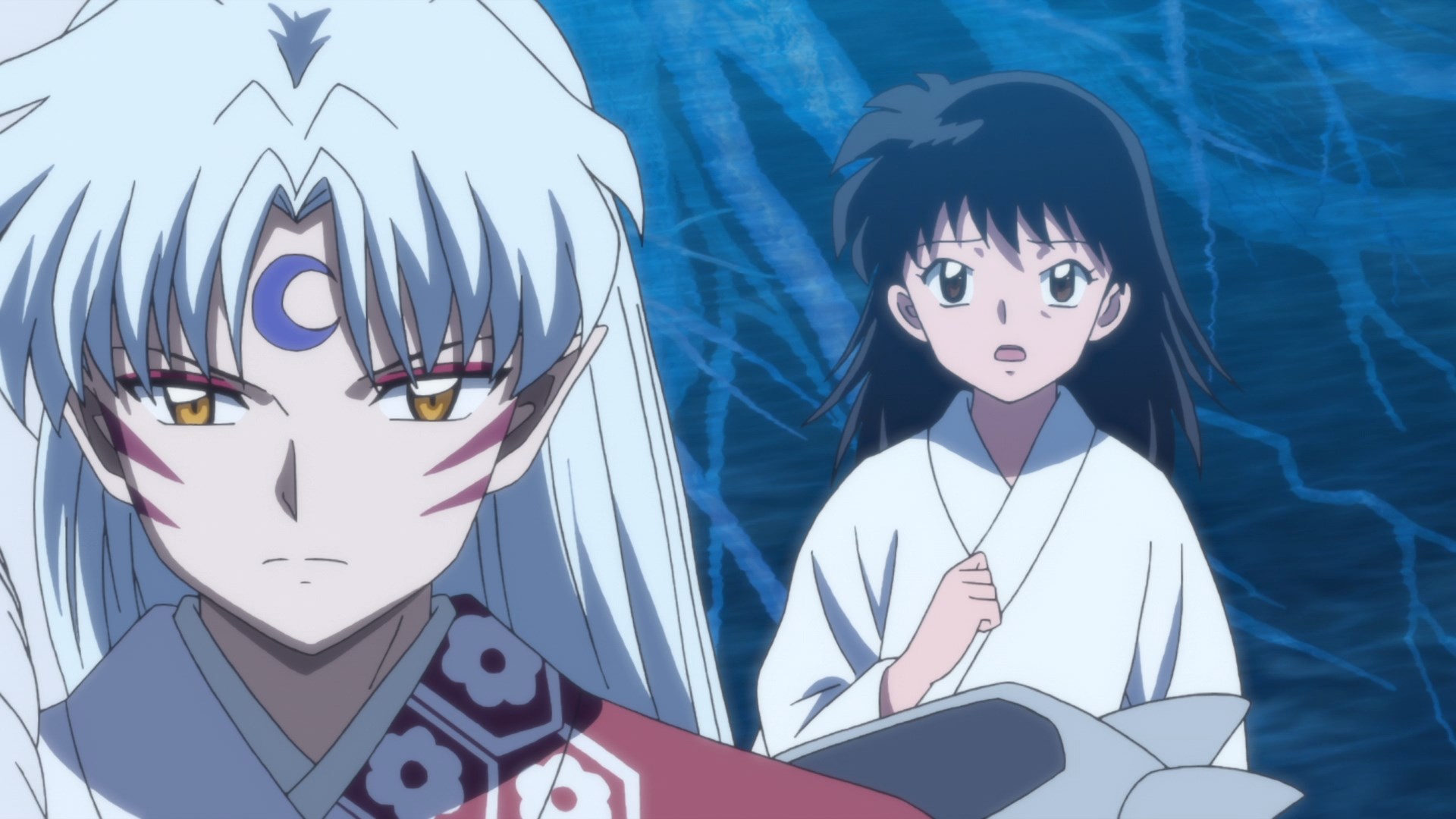 Yashahime: Princess Half-Demon  Sesshomaru, Rin & Jaken in a